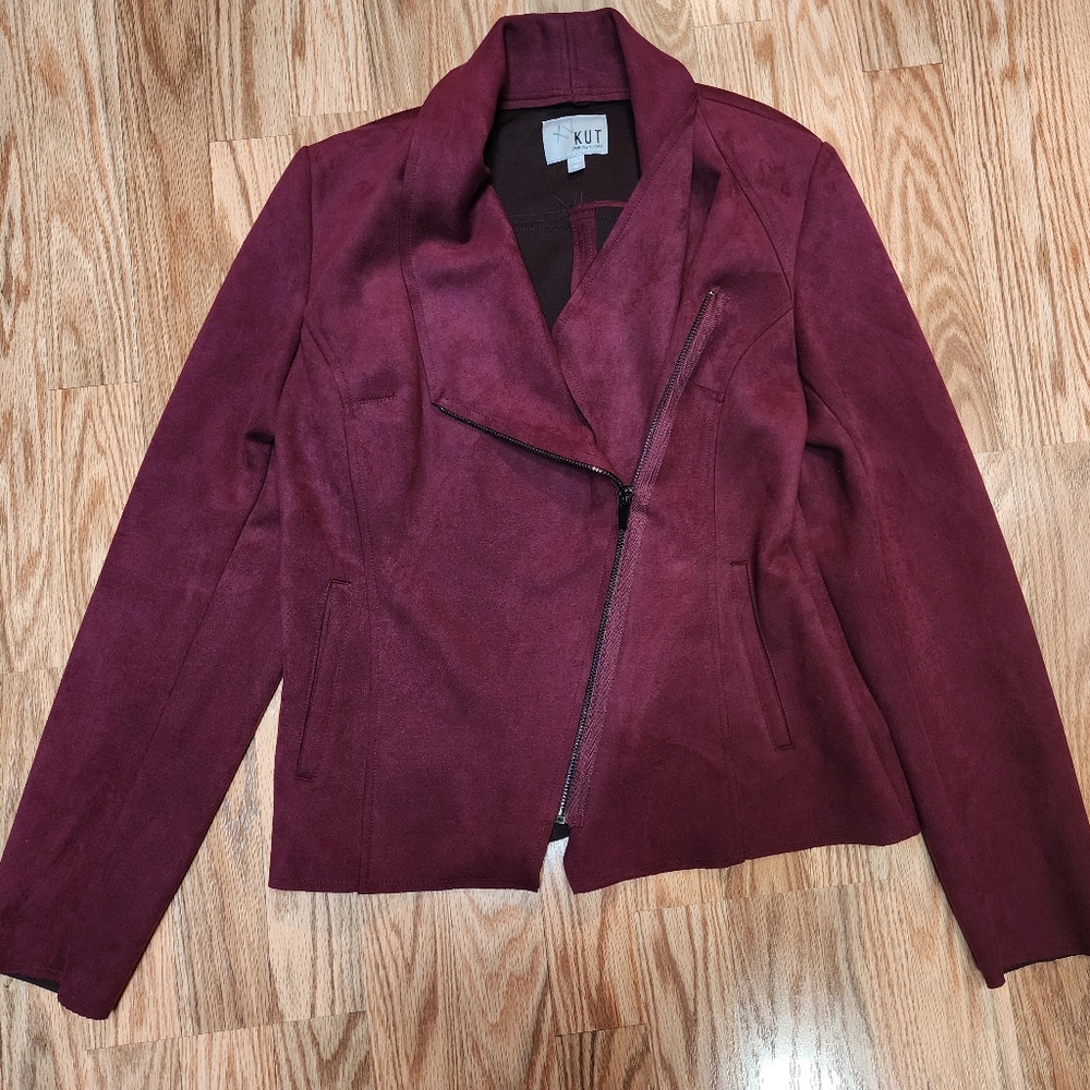 Kut from the Kloth Women's Burgundy Jacket